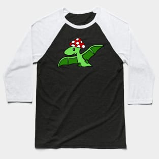 Flying Dino Mushie Baseball T-Shirt